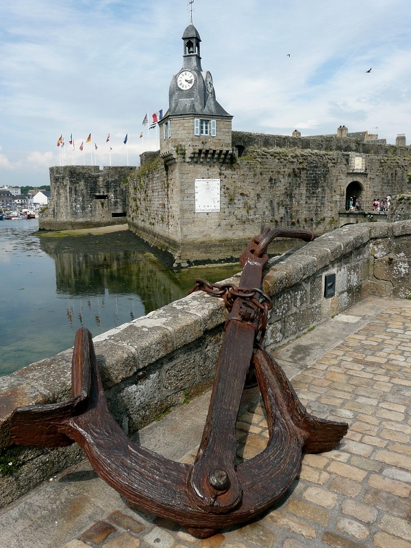 Concarneau et l'ancre